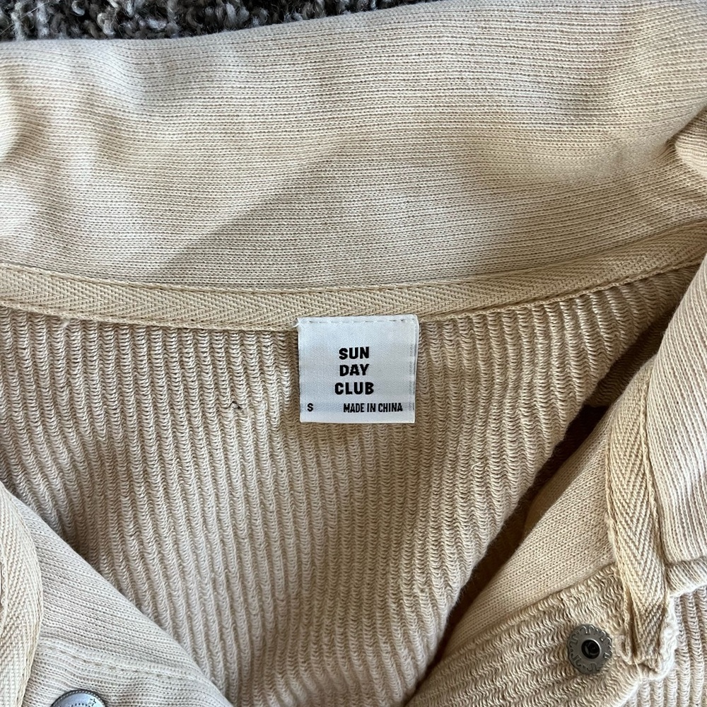 Women's Cream Utility Jacket - Picture 4 of 4